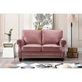 thumbnail image 3 of Uspridefurniture Feingold 3 Piece Velvet Living Room Set, Sofa Loveseat Chair, 3 of 7