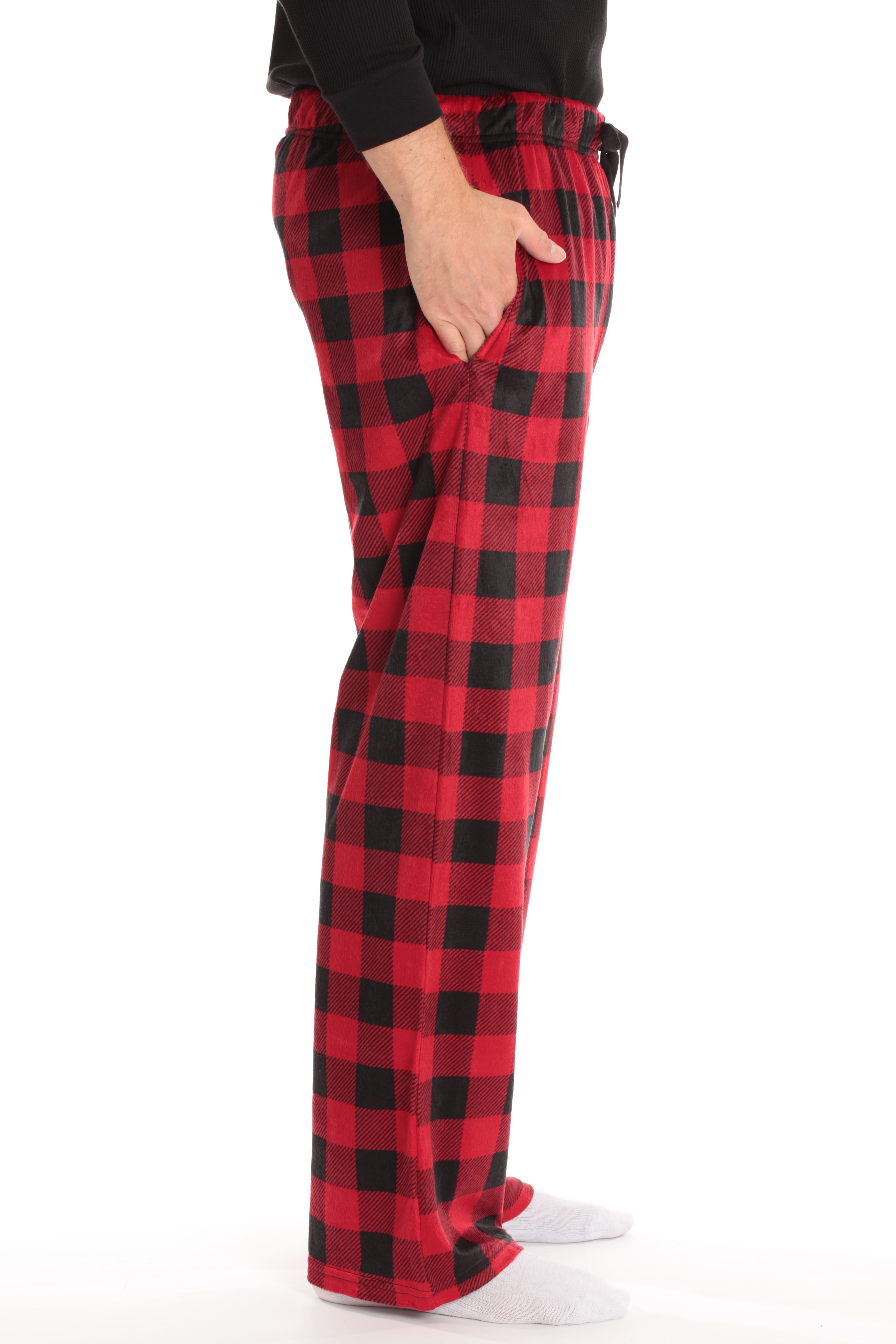 AT LOFT Buffalo Plaid Pajama Top & Pant SET ~ Red & Black ~ Sz Medium ~ NWT