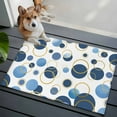 thumbnail image 3 of Blue Polka Dots Entryway Rug 2'x3'&nbsp; Non Slip Front Door Mats, Modern Abstract Art Entrance Rugs Indoor Outdoor Carpet, Washable Floor Mats Small Area Rug for Bedroom Kitchen, 3 of 8