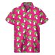thumbnail image 5 of Camisas hawaianas con estampado 3D de setas de dibujos animados para hombre, camisa de solapa de verano, blusas holgadas de manga corta a la moda, blusa con botones para mujer, 5 of 5