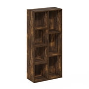 Furinno LUDER 7-Cube Reversible Open Shelf in Amber Pine