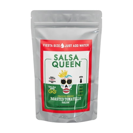 Salsa Queen Gourmet Freeze-Dried Salsa Variety Pack | Fresh Ingredients | 3+ year life | No Refrigeration Needed | Vegan, Keto, and Gluten Free | Camping, Travel, Outdoors, Space Travel
