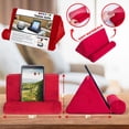 thumbnail image 5 of Tablet Sofa - Lap Cushion Tablet, Keyboard, Laptop Holder - Red, 5 of 8