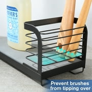 YIGII Instant Dry Sink Caddy Organizers, Countertop Wipe-Free Sink Organizer with Drying Stone