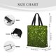 thumbnail image 3 of Fotbe Green Glitter Sparkle Bolsa Tote con Estampado para Mujer, Bolsos con Cremallera, Bolsa de Hombro Casual de Gran Capacidad con Bolsillos Internos, 3 of 7