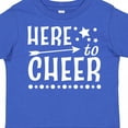 thumbnail image 4 of Inktastic Here to Cheer Cheerleading with Arrow and Stars Boys or Girls Toddler T-Shirt, 4 of 5