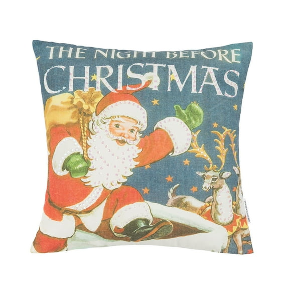 Night Before Christmas Throw Pillow