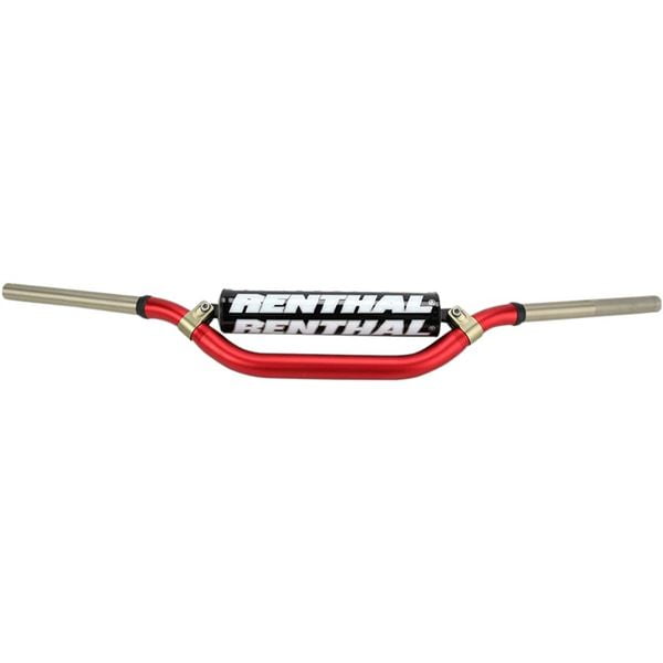 Red Renthal Twinwall Aluminum Ricky Carmichael Short Bend Handlebar