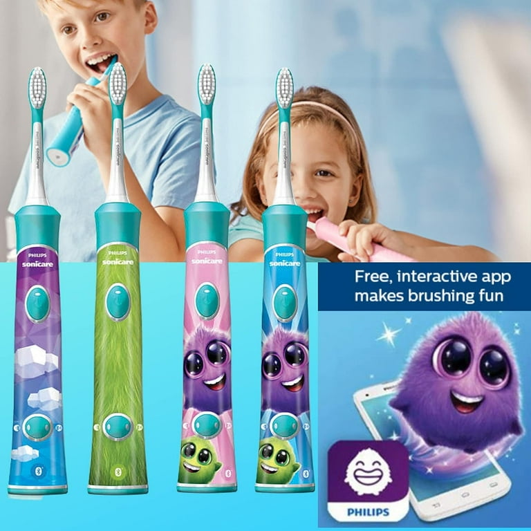 2/Pk Philips Sonicare Kids Toothbrush Rechargeable Electric 2/Pk Philips Sonicare Kids Toothbrush Rechargeable Electric