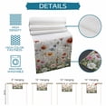 thumbnail image 7 of Table Runner Dresser Scarf 13 x 108 Inch Spring Flower Pink Red Floral Leaves Natural Table Runners Non-Slip Heat Kitchen Dining Table Decor for Indoor Outdoor Home Party Decoration, 7 of 7