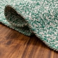 thumbnail image 5 of Leslie Country Light Green & White Area Rug Oval 2' x 3' Oval, 5 of 5