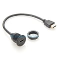 thumbnail image 5 of HDMI 1.4 Male to Female Extension Cable 4K@30HZ Flush Panel Mount HDMI Feed Thru Bulkhead Socket Cable for Projector, Laptop, 5 of 7