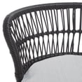 thumbnail image 6 of SAFAVIEH Kyomi Outdoor Patio 3 Piece Lounge Set, Black/Grey, 6 of 11