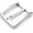 Hairline Silver, variant on 1.5 Inches Belt Buckle Single Prong Buckle for Replacement DIY Leather Craft HRBK (H05773, Hairline Gunmetal)