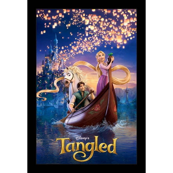 TANGLED - 11x17 Framed Movie Poster