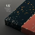 thumbnail image 4 of PixonSign Canvas Print Wall Art Set Red, Coral, Orange Paint on Black Background Abstract Patterns Illustrations Modern Art Minimalist Dramatic Ultra for Living Room, Bedroom, Office - 16"x24"x3, 4 of 5