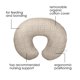 thumbnail image 2 of Almohada de Lactancia orgánica Original, Arena, Esencial de Lactancia ergonómica para biberón y Lactancia, Relleno de Fibra hipoalergénica Firme, con Funda de Almohada de Lactancia algodón, 2 of 6