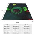 thumbnail image 4 of Lsque Pikmin Pattern Fuzzy Fleece Throw Blanket Extra Large,Super Soft,Fluffy and Warm Blankets for Couch,Bed,All Season Use (50"x40"), 4 of 7
