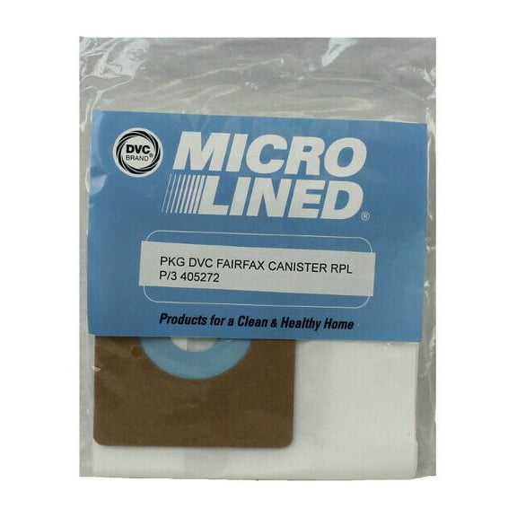 Compatible with Fairfax Canister Micro Allergen Vacuum Cleaner Bags by DVC Made in USA [ 150 Bags ]