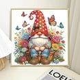 thumbnail image 6 of Butterfly Gnome on Flower Basket Diamond Art Painting Kit, 6 of 7