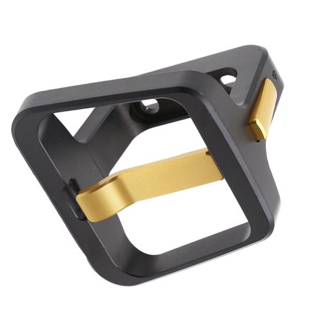 Folding Bike Front Carrier Bracket Adapter Block Holder Mount, Durable, And Stronger, Help Hold Bag or Luggage - Black Gold