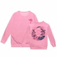thumbnail image 5 of WOYY Big Girl's Sweatshirt Flower Print Casual Loose Sweatshirt Children's Pullover, 5 of 5