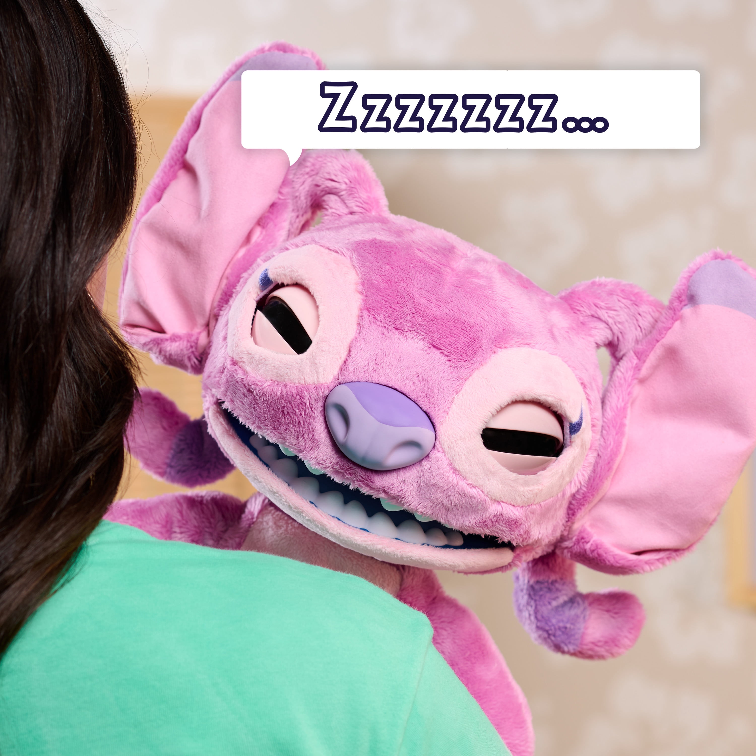 Disney Stitch Ultimate Angel Interactive 17" Plush Toy, 100+ Sounds & Reactions, Kids Ages 3+