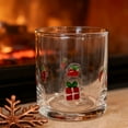 thumbnail image 3 of Christmas Juice Glasses 14-Ounce Double Layer Old Fashioned Icon Handblown Glass for Holiday Party Supplies Gift (Christmas Gift), 3 of 3
