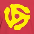 thumbnail image 3 of CafePress - 45 Record Adapter T Shirt - Women's Traditional Fit Dark T-Shirt, 3 of 4