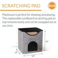 thumbnail image 3 of K&H Pet Products Thermo-Kitty Playhouse Classy Gray 12 X 14 Inches, 3 of 9