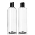 thumbnail image 1 of Botellas de plástico transparentes y flexibles ljdeals de 473 ml, paquete de 2, 1 of 5