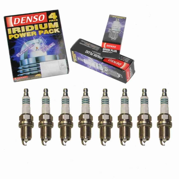 8 pc DENSO 5357 Iridium Power Spark Plugs for 0000-18-F287 0000-18-KJ13 12 12 9 068 016 12 12 9 070 999 12582002 18839-11051 3300 2750 4318 138 4504 277 4606 823AB 4609 040 5-86205-236-0