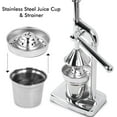 thumbnail image 3 of Cast Iron Juicer Hand Press, professional can can manual juice press, Heavy Duty Countertop Lime Citrus Crush Machine, for Oranges Lemons Limes, Easy to Clean, Kitchen Essentials, 3 of 8