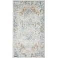 thumbnail image 3 of Hauteloom Ezri Living Room, Bedroom Machine Washable Area Rug - Traditional - Beige, Light Blue, Orange - 7'10" x 10', 3 of 3