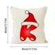 thumbnail image 4 of Hot6sl Ofertas y Liquidaciones Funda de Almohada con Letras Navideñas, Funda de Almohada Decorativa para Sofá Festivo, Funda de Cojín con Estampado de Lino, 4 of 4