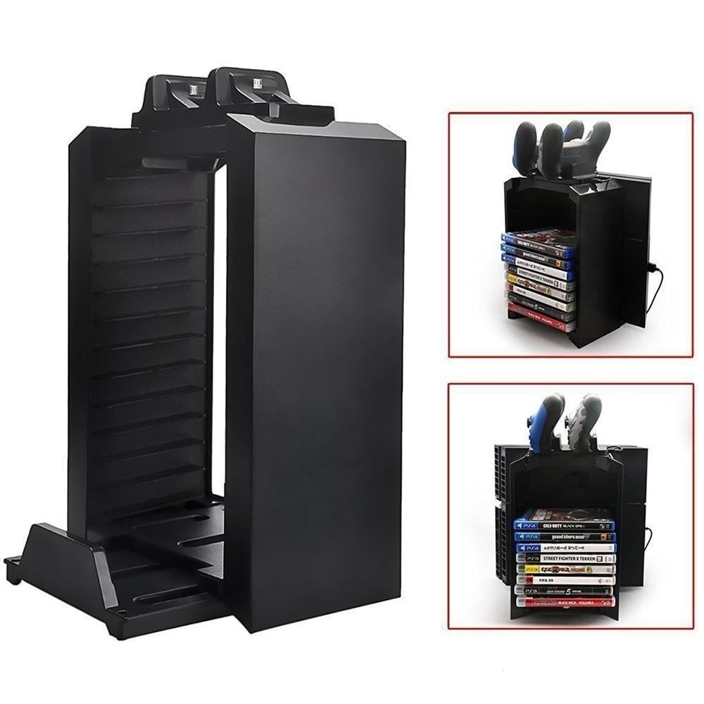 Hot Sale PS4 / PS4 Slim / Pro Game Storage Holder, Playstation 4 Dual