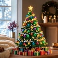 thumbnail image 4 of Christmas Diamond Art Kit for Adults, Christmas Tree Pearl Diamond Painting, Christmas Home Decor Craft Kit for Adults, 10 X 10 Inch, 4 of 5