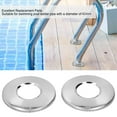 thumbnail image 5 of 2 PCs 1.7 Pool Ladder Escutcheon Plates, Pool Ladder Rings For 1.6 Inground Pool& Ladder Handrail Tubing- Made Of Thickened Stainless Steel, 5 of 8