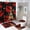 Romantic Paris Eiffel Tower, variant on Romantic Paris Eiffel Tower Shower Curtain Sets 4 Piece,Modern Women's Red Lips Makeup Theme Eiffel Tower Bathroom Decor Sets with Rugs Include Waterproof Non-Slip Toilet Lid Cover Bath Mat