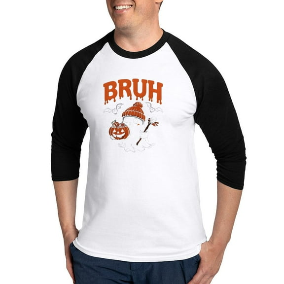 CafePress - Bruh Boo - Cotton Baseball Jersey, 3/4 Raglan Sleeve Shirt