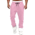 thumbnail image 2 of Tqyyweavej Mens Sweatpants Fleece Drawstring Cottom Pants Casual Active Athletic Workout Sweat Pants Joggers for Men(S-3XL), 2 of 7