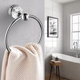 thumbnail image 2 of Chrome Towel Ring, Bath Hand Towel Holder Crystal, Silver Towel Rack Wall Mounted, 2 of 4