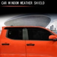thumbnail image 4 of Outside Mount Window Rain Guard, Outside Mount Vent Visor Shade Oxidation Resistant High Strength Easy Installation  for Tacoma 2024, 4 of 7