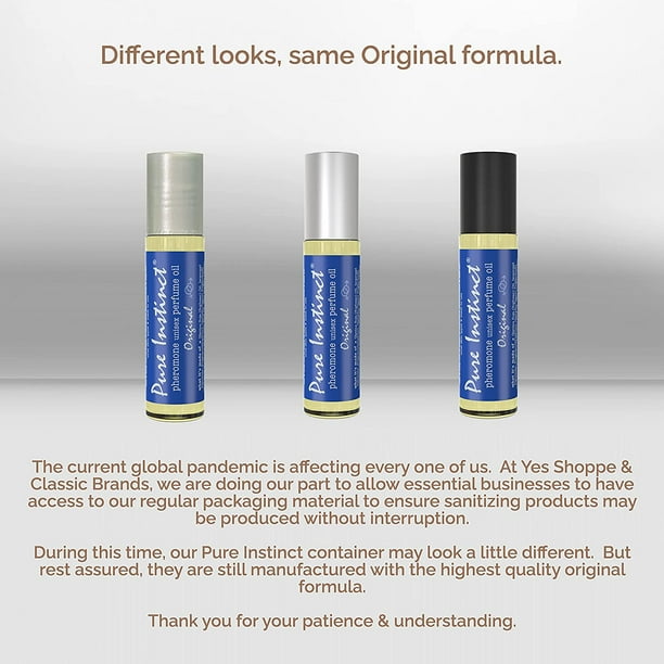 Pure Instinct Roll on Pheromone Infused Perfume Oil cologne