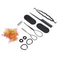 thumbnail image 1 of Hair Styling Set, Hair Modelling Tool Colorful Rubber Bands Silicone  for Party, 1 of 8