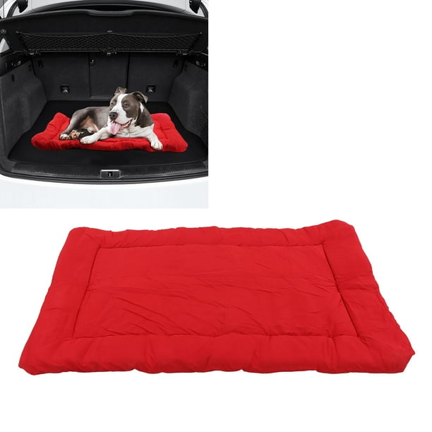 Portable Dog Bed Slip Resistance Foldable Waterproof Pet Travel Mat For Travel For Car Red