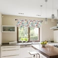 thumbnail image 5 of Curtain Valances, Cute Rainbow Clouds Semi Sheer Kitchen Windows Valances, Rod Pocket Short Window Treatment Light Filtering Decor Valances for Kitchen Living Room Bedroom Windows - 54"x18", 5 of 6
