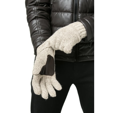 Gallery Seven Mens Knitted wool Winter Gloves (Best Mens Wool Gloves)