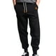 thumbnail image 5 of Pantalones largos para hombre, informales, a la moda, transpirables, con cordón elástico en la cintura y bolsillos, con elástico en los pies, de rayón., 5 of 7