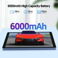 thumbnail image 6 of PUTECCH Tablet 10 inch, Android 14 Tablet, 32GB ROM 1TB Expand Computer Tablets, Quad Core Processor 6000mAh Battery, 1280x800 IPS Touch Screen, 2+2MP Dual HD Camera, Bluetooth Wifi Tablet PC，Blue, 6 of 10